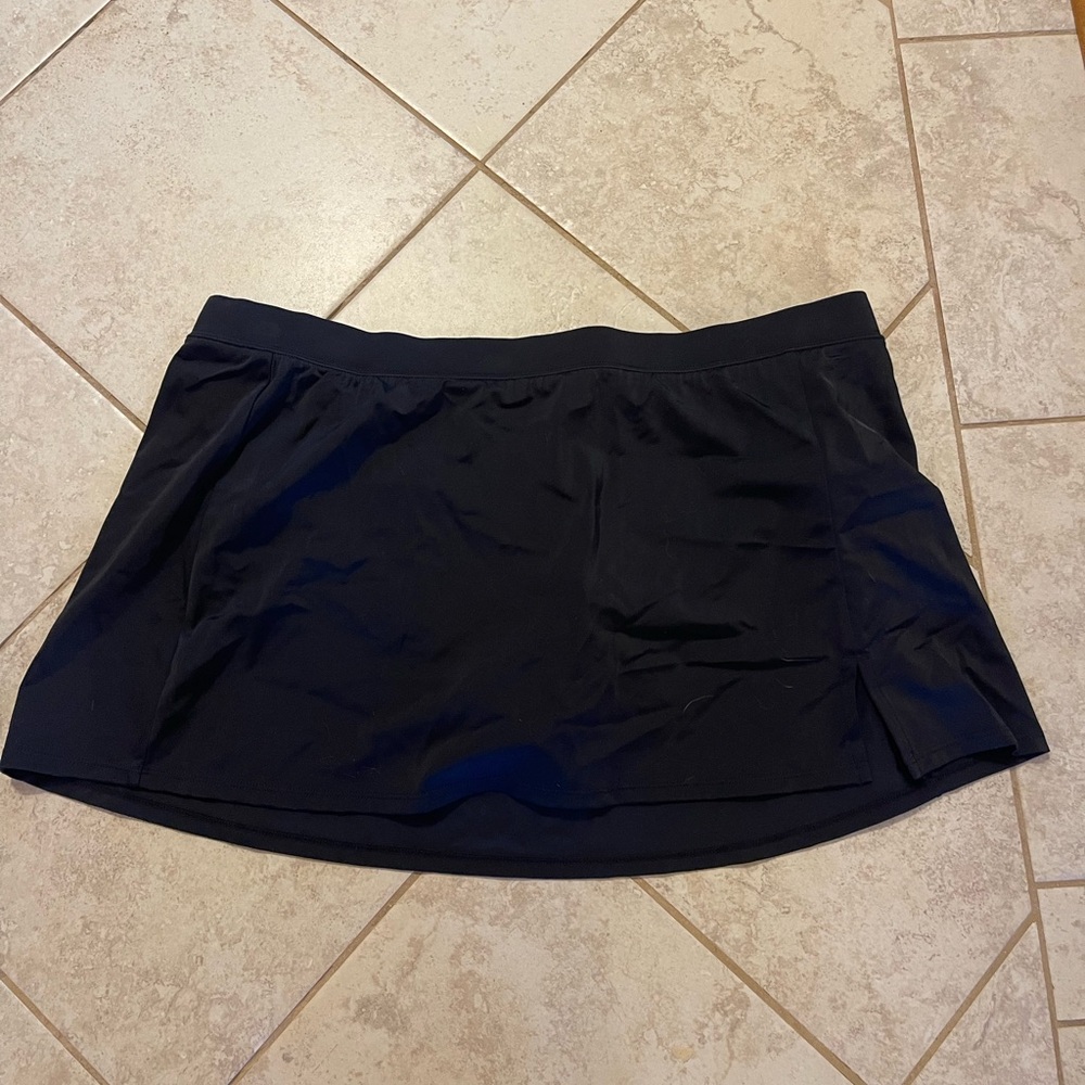 Women's Black Swim Skirt